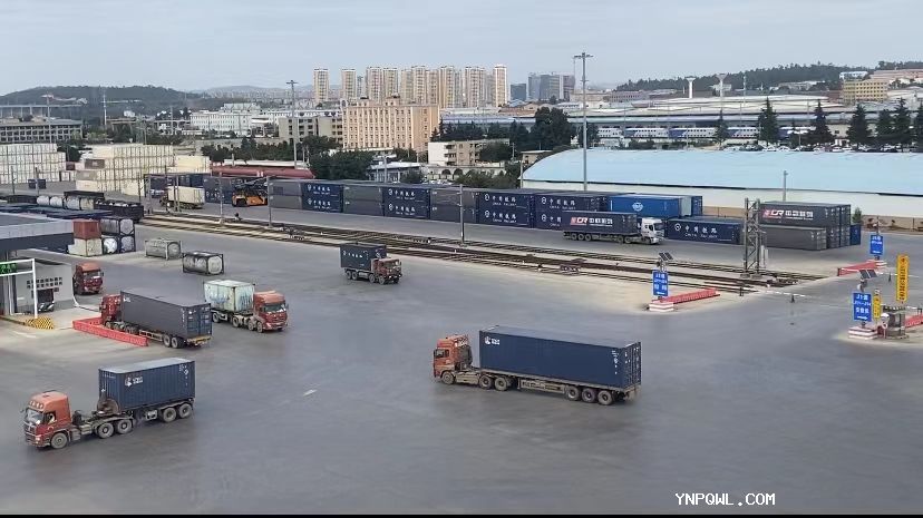 中老铁路集装箱运输货量持续增加